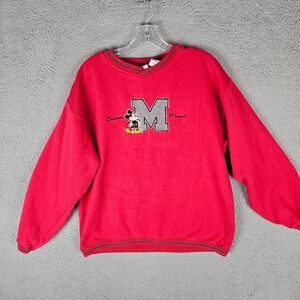 Vintage Brazos Sportswear Mickey Mouse Disney Sweatshirt Large Unisex